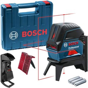 Nível a Laser de linhas GCL 2-15 - 15M com pontos de prumo + Maleta - BOSCH