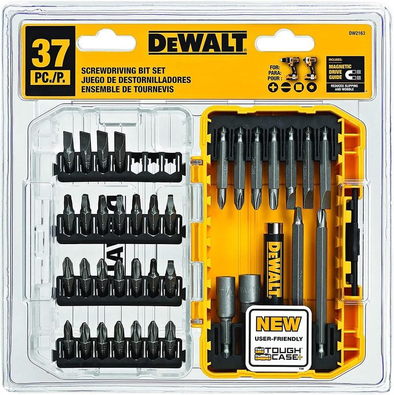 Jogo-de-37-pecas-para-parafusar-com-Estojo-DW2163---DEWALT