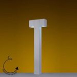 Poste-Articulado-Branco-75cm-2-Lampadas--branco----IDEAL-