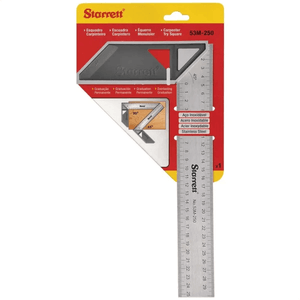 Esquadro Carpinteiro 10" c/cabo de alumínio - STARRETT
