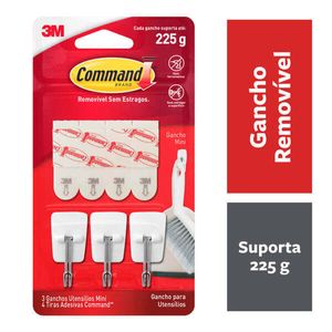 Gancho Adesivo Command (3 peças) - 3M