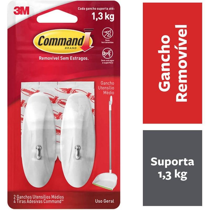 Suporte-Adesivo-Medio-Command-para-Utilidades---3M