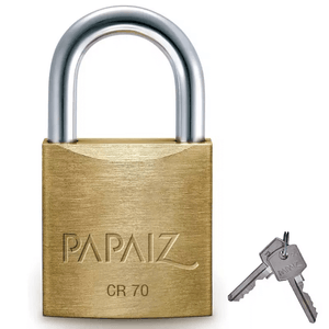 Cadeado Latão Standart (70mm) CR70 - PAPAIZ