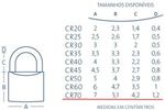 Cadeado-Latao-Standart--70mm--CR70---PAPAIZ