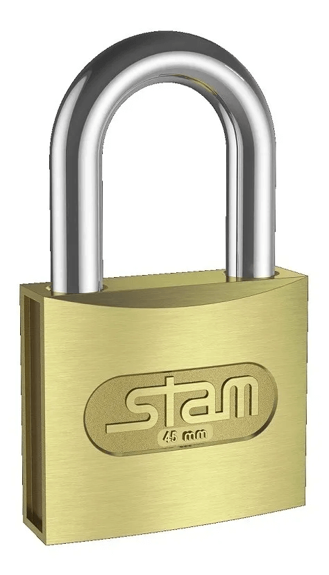Cadeado-Latonado-Zamac-E-coat--45mm----STAM