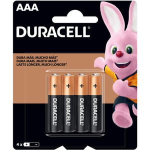 Pilha Alcalina AAA Palito (4 und) - DURACELL