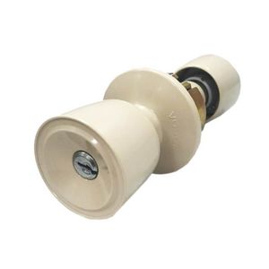 Fechadura Tubular Bege para divisórias de 35mm (90mm) 016  - VOUGA