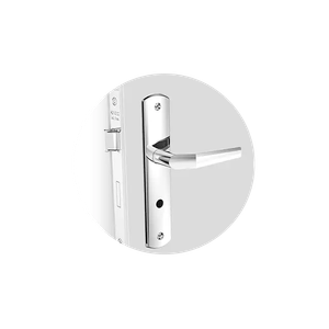 Fechadura Popline Alavanca para Banheiro 710 (40mm) - SOPRANO