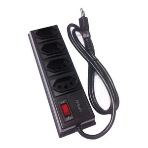 Filtro de Linha Plástico (4 tomadas) Bivolt 1m - UPSAI
