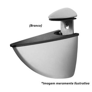 Suporte Tucano para Prateleira Zamac PEQ (BRANCO) - GLASSVETRO
