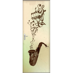 Tecido Adesivo para Porta *SAX 85x230cm - FLOK