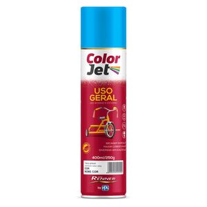 Tinta Spray Color Jet USO GERAL *Azul 400ml - TINTAS RENNER