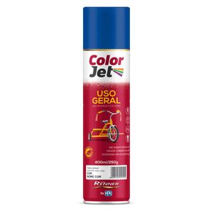 Tinta Spray Color Jet USO GERAL *Azul Real 400ml - TINTAS RENNER