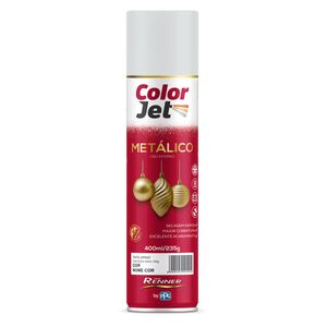 Tinta Spray Color Jet Metálico *Cromado 400ml - TINTAS RENNER
