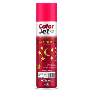 Tinta Spray Color Jet Luminoso *Rosa Choque 400ml - TINTAS RENNER