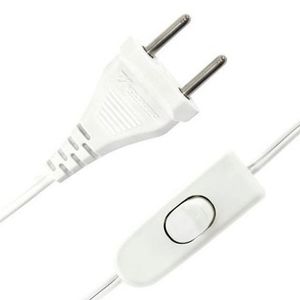 Rabicho com Interruptor 1,50m Branco (2x0,50mm) s/bocal - WALMA