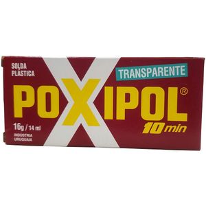 Solda Plástica 10min Transparante 16g/14ml - POXIPOL