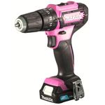 Parafusadeira-Furadeira-de-Impacto-12V-Rosa-com-Carregador-2-Baterias-e-Maleta---MAKITA