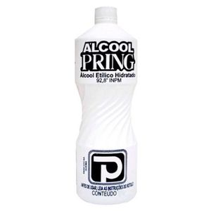 Álcool Etílico Hidratado 92,8°INPM 1Litro - PRING