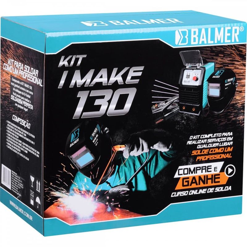 Kit-Maquina-de-Solda-Inversora-Joy-133--I-Make-130----BALMER