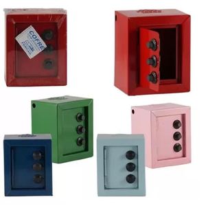 Cofrinho (Moedas e Cédulas) 10x8x12cm *CORES SORTIDAS - FERCAR