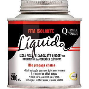Fita Isolante Líquida 200ml *preto - TAPMATIC