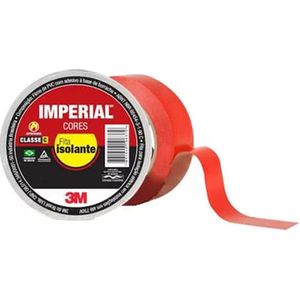 Fita Isolante Imperial (18mm x 20m) *Vermelha - 3M