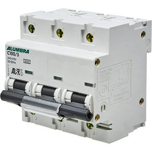 Disjuntor Mini Tripolar 100A - ALUMBRA