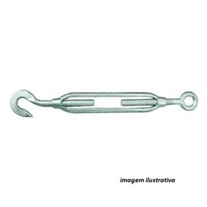 Esticador 3/16" Gancho/Olhal para Cabo de Aço - NEDEA
