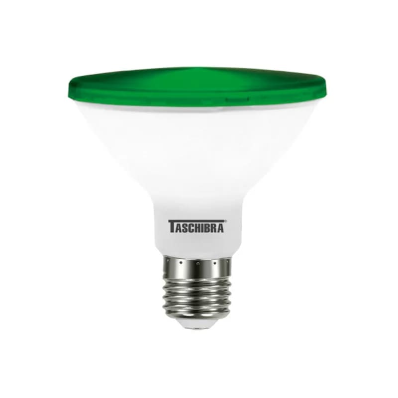 Lampada-LED-11w-PAR30-VERDE-E27---TASCHIBRA