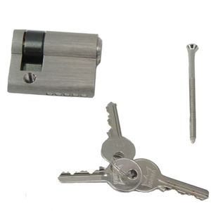 Cilindro Meio Euro p/Fechadura PHT01 *Prata - DORMAKABA