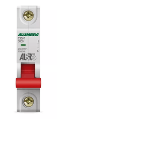 MINI DISJUNTOR UNIPOLO CURVA C  10A  ALUMBRA
