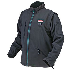 Jaqueta Aquecida Makita CJ100DZS 18V - Tamanho P, acompanha Bateria e Carregador