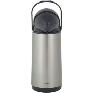 Garrafa Térmica De Pressão Nobile Inox 1L - MOR